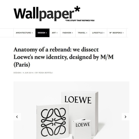 Anatomy of a rebrand: we dissect Loewe's new identity, designed by M/M  (Paris)